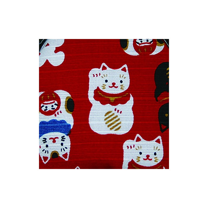 Maeda Dyko Washu Hiwa Funny Japanese Pattern Maneki Neko Round