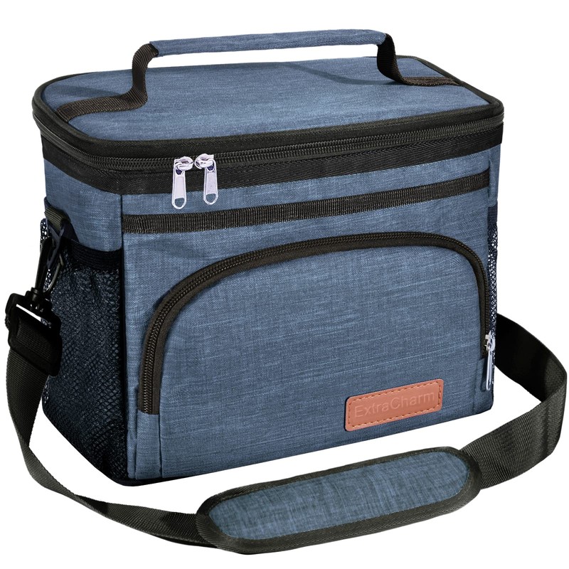 ExtraCharm Insulated Lunch Bag for Women/Men - Reusable Lunch Box