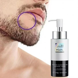 Men's Hair Removal Cream for Men's Body Beard Armpits Arms and Legs Hair Removal Mild Painless Self Waxing Hypoallergenic, 1 Piece, 100ml / 남자 제모 크림 남성용 바디 수염 겨드랑이 팔다리용 제모 마일드 무통 셀프 왁싱 저자극, 1개, 100ml
