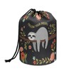 chaqlin Drawstring Cosmetic Bag Women Girls Portable Drawstring Cosmetic Bag Travel Cosmetic Wash Bag Dream Sloth One Size Toiletry Bag, dream sloth, Toiletry bag