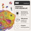 UNIDRAGON Original Wooden Puzzle – Shiny Fish, 196 Pieces, Medium