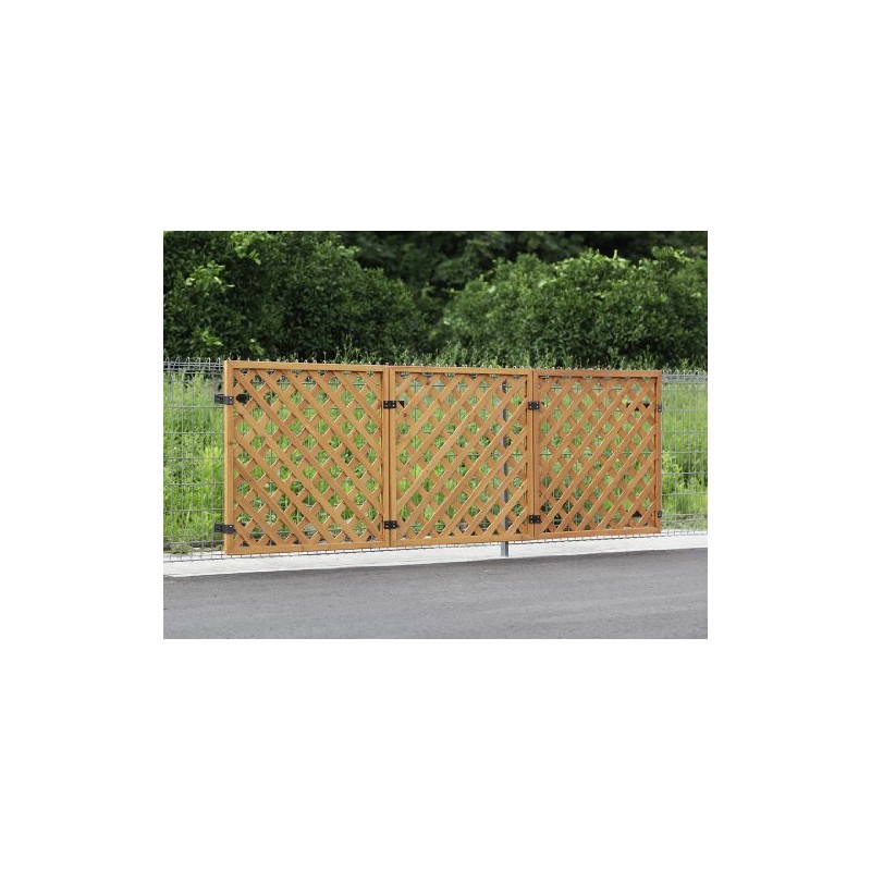Takasho Lattice Fixing Hardware for Fence Mounting Ends (Pack of