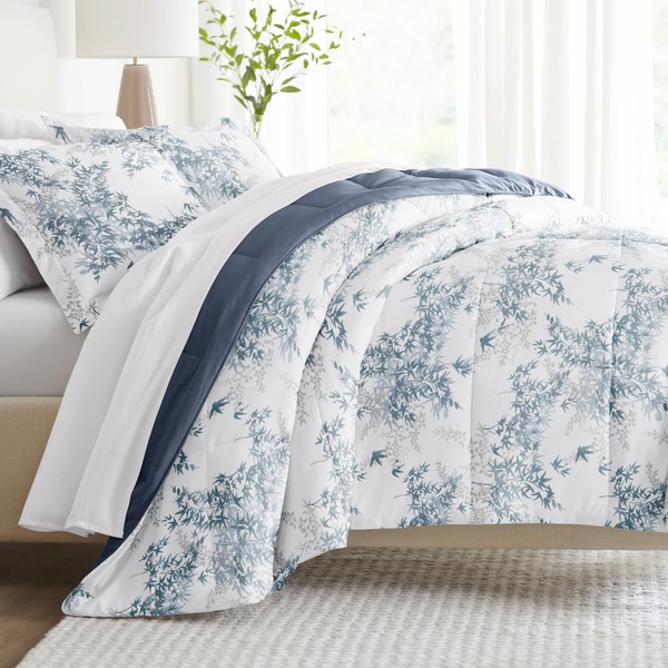 Linen Market Reversible Twin Size Comforter Set (2 Piece) -