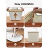 Toilet Paper Storage Basket Holder Holds 9-12 +1 Rolls Elegant