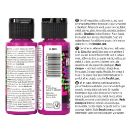 DecoArt Americana Black Light Neon Acrylic Paint Set of 6 2 Fl Oz Pack