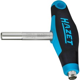 HAZET - Double Bit Holder 866BH-4 I Tool for Holding Bits/Screwdriver Bits I Universal, Practical, Efficient I Output: Hexagonal 6.3 (1/4 Inch) I Magnetic Force: 1000 g