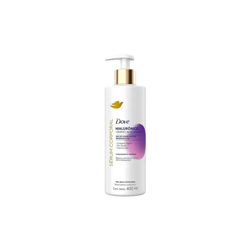 2 Sérum Corporal Hialurónico Dove Piel Extra Seca 400ml