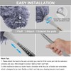 DELUX Microfiber Feather Duster Extendable Duster with 100 inches Extra