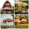 Thatch Grass Roof Mexican Straw Roll Artificial Fireproof Synthetic Duck