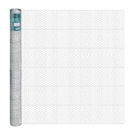 20GA Galvanized Hexagonal Poultry Netting Chicken Wire 72 inches x 50 feet x 1 inch Mesh