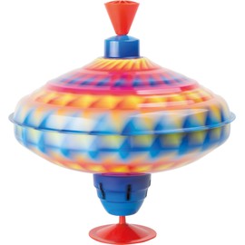 Small Foot Brummkreisel Kunterbunt, schult die Feinmotorik, mit Standfuß aus Gummi, für Kinder ab 12 Monaten, Animal 10298, Mehrfarbig, 1 Stück (1er Pack)