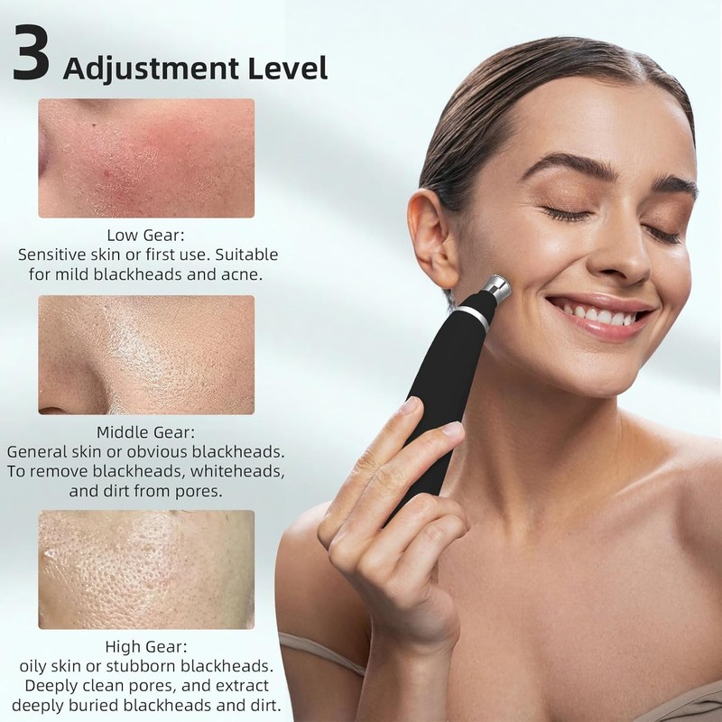 Diamond Microdermabrasion Machine 3 Mode Dermabrasion for Blackhead Removal Portable