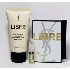Yves Saint Laurent 2pc LIBRE Body Balm/Cream/Lotion + EDP Perfume Sample Set