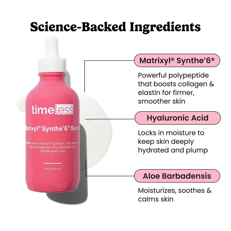 Timeless Skin Care Matrixyl Synthe’6 Serum - Face Serum for