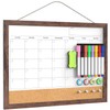 Calendar Whiteboard for Wall, 17x13 Inches White Board Calendar Dry