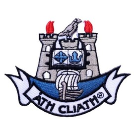 Dublin Patch (3 Inch) Embroidered Iron-on or Sew-on Badge GAA Gaelic Football Hurling Crest Ireland Souvenir Irish County Emblem DIY Gift Patches
