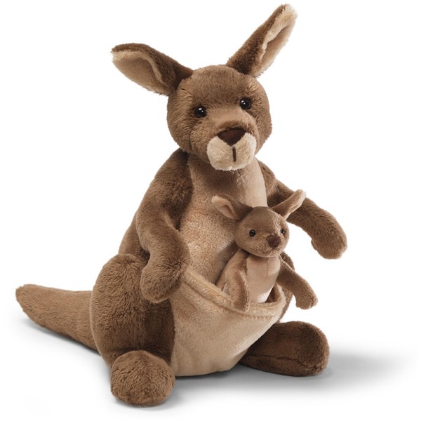 GUND Jirra Kangaroo with Removable Joey Plush, Stuffed Animal for