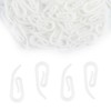 100 Pcs Curtain Hooks for Rails Curtain Hooks Plastic 28