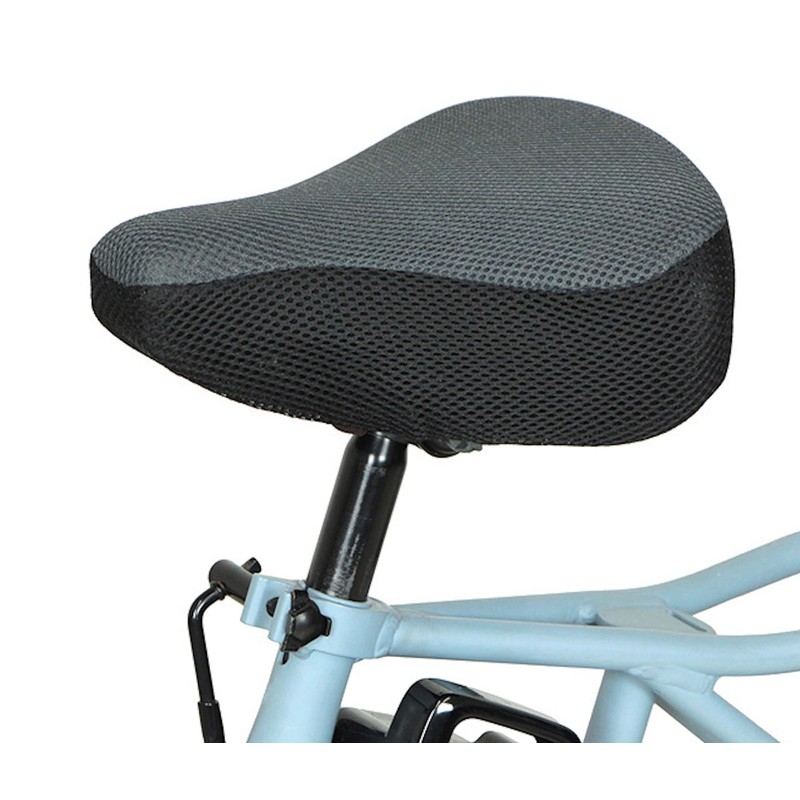 MARUTO(マルト) SC-RM02 サマーメッシュサドルカバー（ツートンカラー） グレー/ブラック