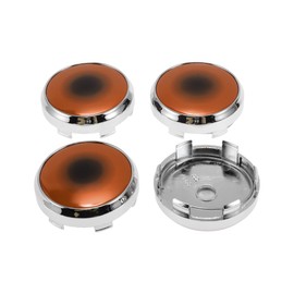 ACROPIX 4pcs Wheel Center Caps Hub Caps Rim Center Caps 61.5mm 66mm Wheel Caps Hub Caps Center Cover Plastic 6 Clips Silver Tone