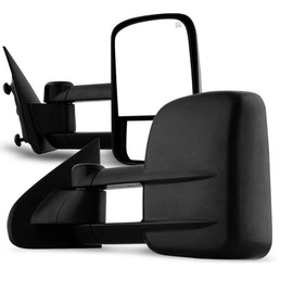AKKON - For 2014-2020 Chevy Silverado/GMC Sierra Extendable Towing Power Telescoping Wide Angle Side Mirrors Left + Right Pair