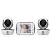 Motorola WiFi 3.5 Inch Video Baby Monitor Connect, Silver, Two