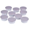 RoyalFay Piccolo Pizza Ball Box with Lid Soft Purple Pizza