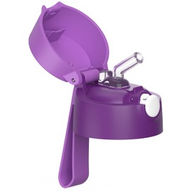 JARLSON® replacement lid - ONLY compatible with CHARLI stainless steel bottle by JARLSON - silicone mouth piece incl. - replacement parts, spare parts. NOT COMPATIBLE WITH OTHER BRANDS (purple)