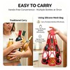 3 Pack Silicone Drink Carrier, Wine Bottle Holder