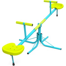 Amictoy Seesaw, Swivel Teeter Totter with 360 Degree Rotating, Kids Outdoor Playground Equipment, 100 Lbs Heavy Duty, Suitable for Home Backyard Playground Gifts