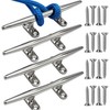 VEITHI Boat Cleats Dock Cleats 8 inch 316 Stainless Steel,