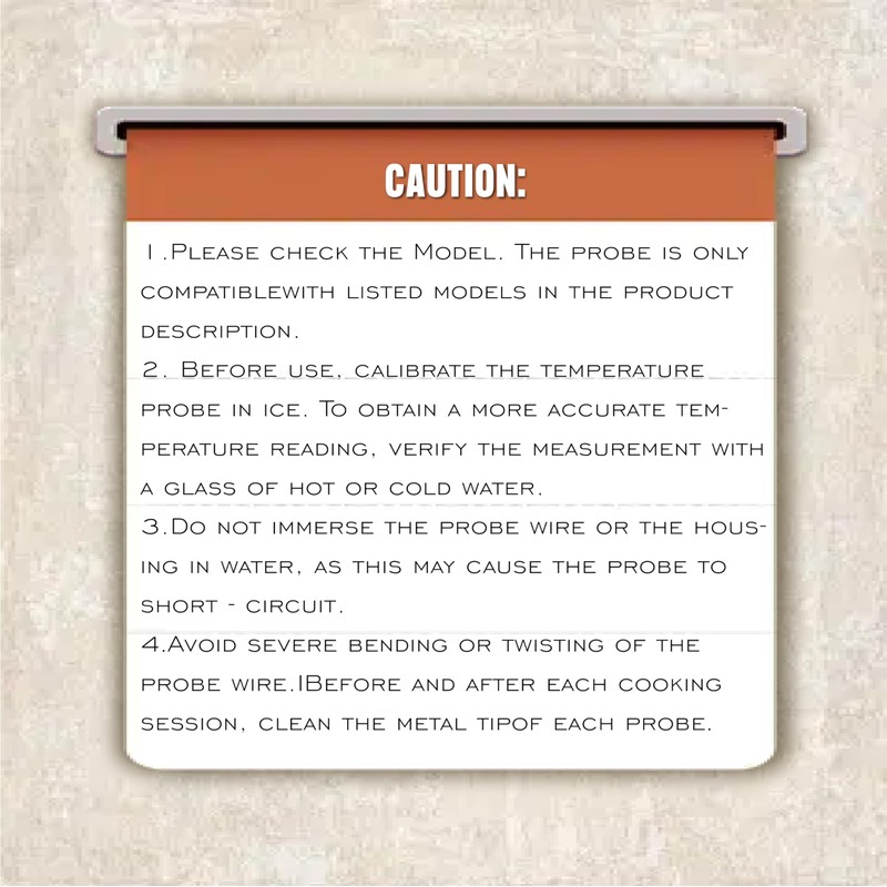 Upgraded Meat Thermometer Probe Replacement Meat Probe for Thermopro TP04,