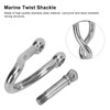 12mm Stainless Steel Twist Shackle with Screw Pin High Breaking