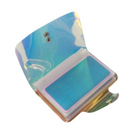 VNC 20 Slot Nail Plate Holder Organizer PVC Stamping Templates Stencil Storage Black Color Bag Cases Collecting Album for 6X12CM Templates