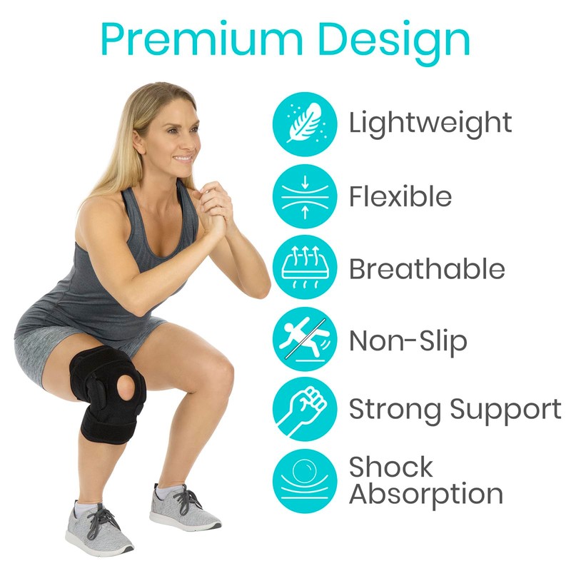 Vive Hinged Knee Brace - Relieves ACL, MCL, Meniscus Tear