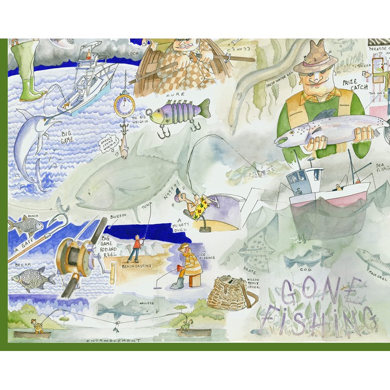 Fishing Tim Bulmer - Puzzle de 1000 piezas