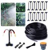 Garden Watering System, Greenhouse Mist Drip Irrigation Kit,65Ft Hanging Plant