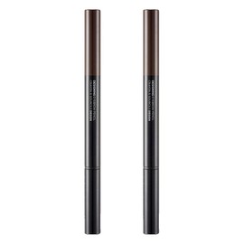 fmgt Designing Eyebrow Auto Pencil 0.3g, 04 Black Brown, 2 pcs / fmgt 디자이닝 아이브로우 오토펜슬 0.3g, 04블랙브라운, 2개