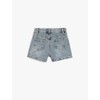 Koton Girls's Extra Mini Slim Cut Gleamy Embroidered Cotton Shorts,