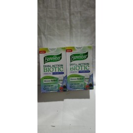 2 New Benefiber Dual Action Biotic Mixed Berry - 18 Stick Packs Each Exp. 2/2026