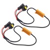 2PCS Load Resistor Error Canceler Adapter 50W 6Ω H11 H8