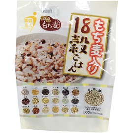 Ishibashi Industrial Mochi Wheat 18 Grain Rice (1.1 oz (30 g) x 10 P), 10.6 oz (300 g) x 2 Packs
