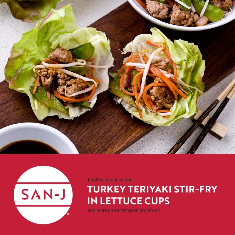 San-J - Gluten Free Teriyaki Sauce - Well-balanced Sauce for