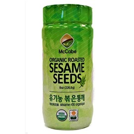 McCabe Organic Sesame Seed (3-Pack) (Roasted, Salted Sesame and Black Seed), USDA Organic Certified, CCOF Certified Organic, Roasted & Packed in USA
