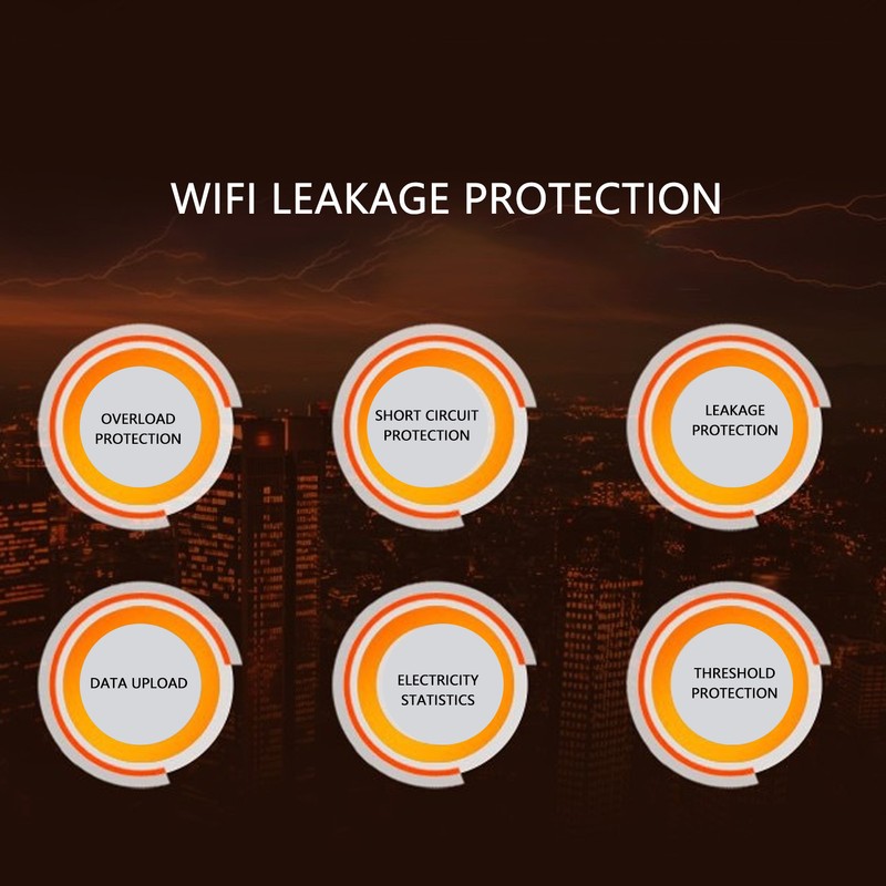 Smart WiFi Circuit Breaker Miniature Switch for Tuya APP Phone