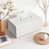KINGFOM PU Leather Tissue Box Tissue Box Tissue Box for