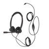 Call Center Headset Noise Cancelling Mic Supports Speaker Volume Adjustment