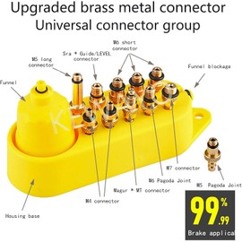 KEWAYO Bicycle Brake Bleed Kit, Bleeder Hydraulic Disc Brake Bleed Kit Tool for MAGURA、TEKTRO、SRAM Series Bike Brake Repair Tools