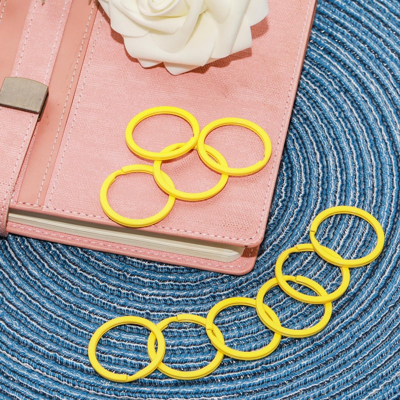 Pocoxll 10 Pcs Keychain Rings,Split Key Rings for Keys Organization