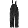 Carhartt mens Storm Defender Loose Fit Heavyweight Bibs Overalls, Black/Black,
